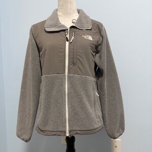 The North Face Jacket Women's Size M Grey Full Zip Fleece Outdoors